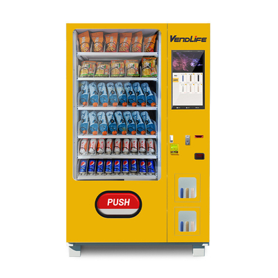 Multimedia Snack And Drink Vending Machine 1930mm Tall ISO90001 Approved