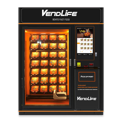 4G Ready To Eat Meals Vending Machine , 2290mm hot noodle vending machine