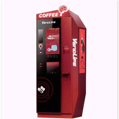 MDB Coffee Vending Machine With Card Reader 50Hz  Galvanized Shell